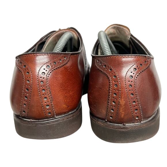 Footjoy Men's 10D Classic Dry Golf Shoes Style 55728 Made In USA Brown VIBRAM - Picture 6 of 10